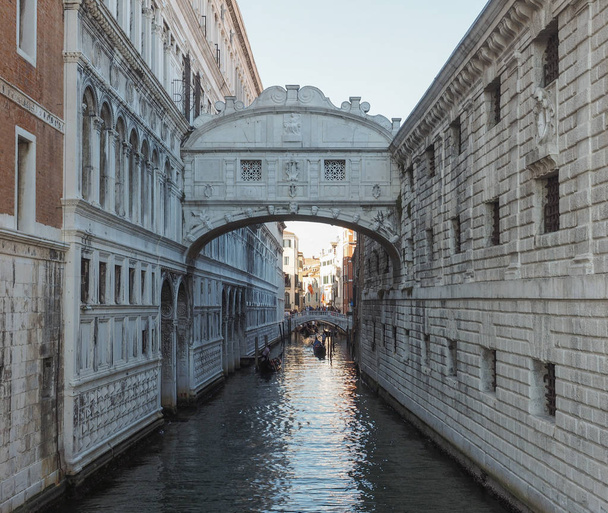 sóhajok hídja Velencében - Fotó, kép