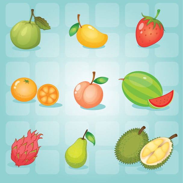 fruits - Vettoriali, immagini