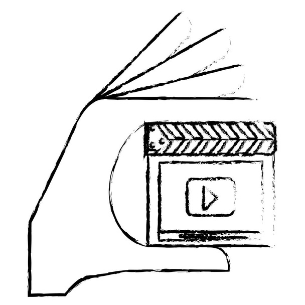 film ou vidéo image icône liée
 - Vecteur, image
