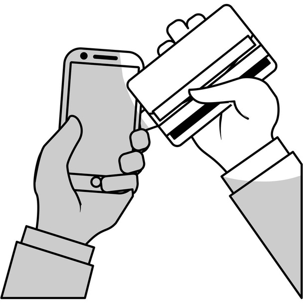 разработка мобильных платежей
 - Вектор,изображение