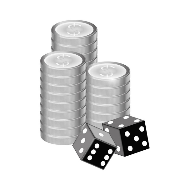 szerencsejáték játékok tervezése - Vektor, kép