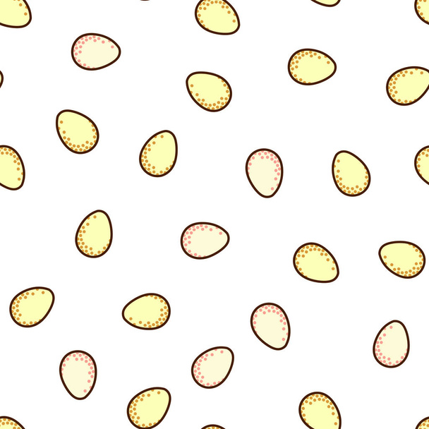 Easter eggs - seamless pattern - Vektor, Bild