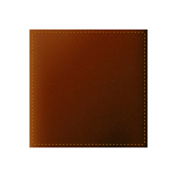 Isolated leather texture design - Vector, Image