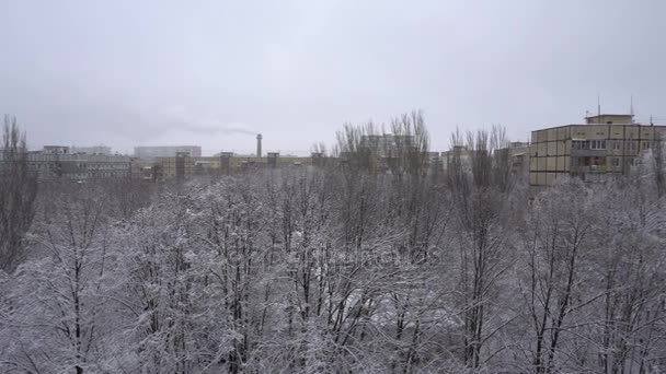 The city snow fell - Video, Çekim