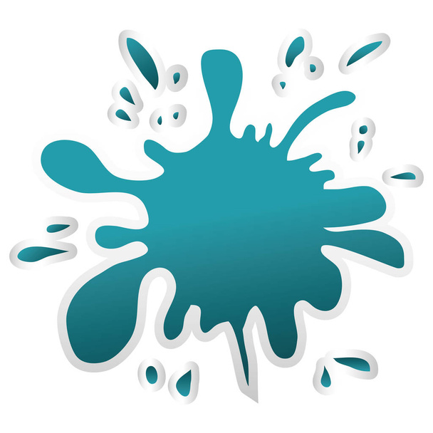 imagem de ícone de salpicos de tinta
 - Vetor, Imagem