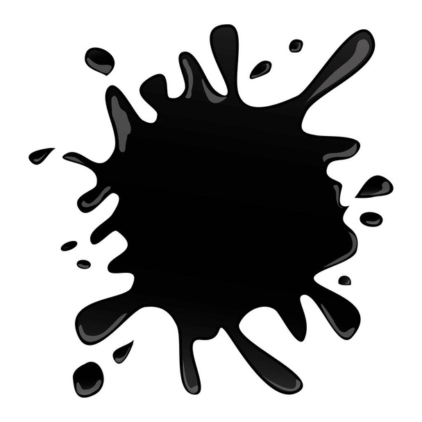 paint splatter icon image - Vector, Image