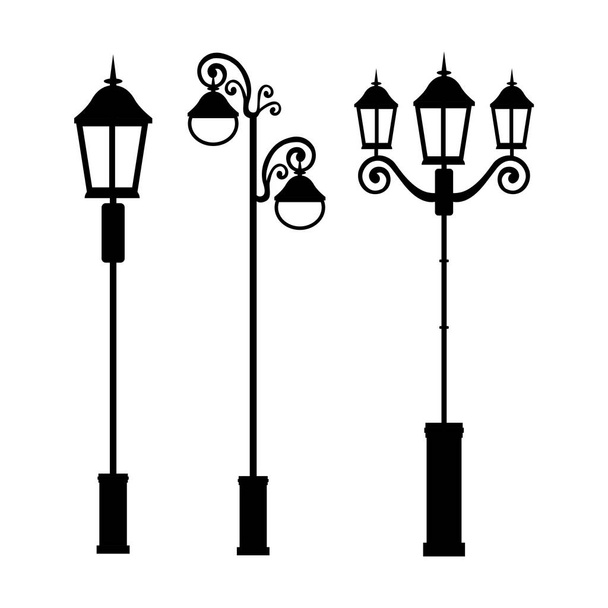 street lamp icon image - Vector, Image