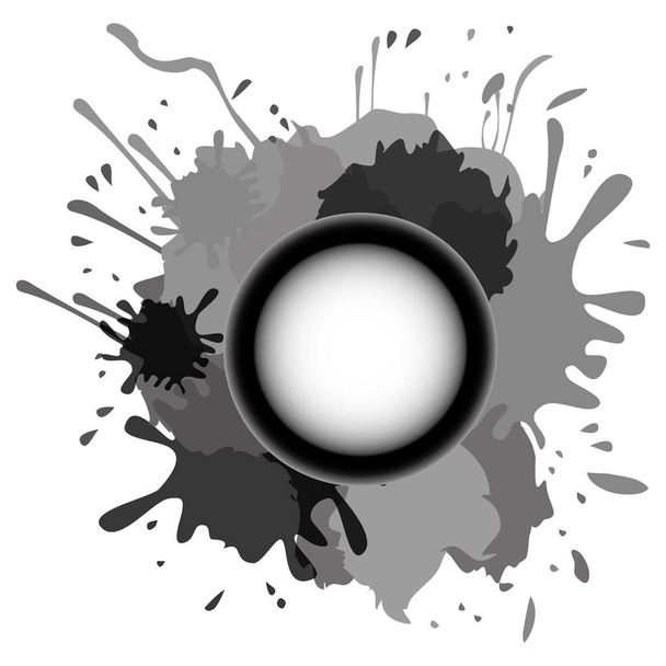 paint splatter icon image - Vektör, Görsel