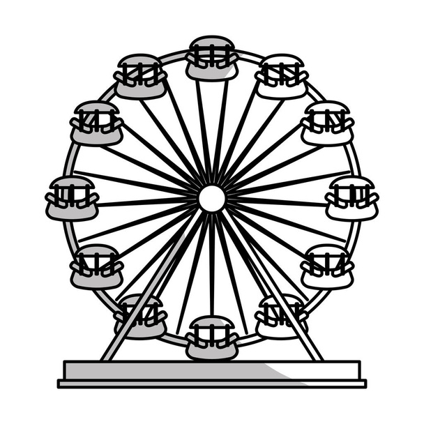 ferris wheel icon - Vector, Image