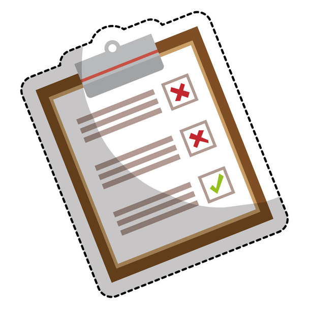 checklist with checkmark - Vector, Image