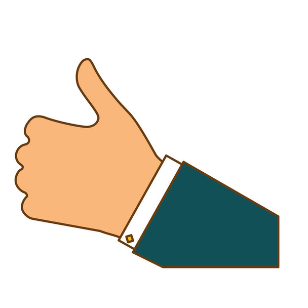 Obrázek ikony gesto rukou - Vektor, obrázek