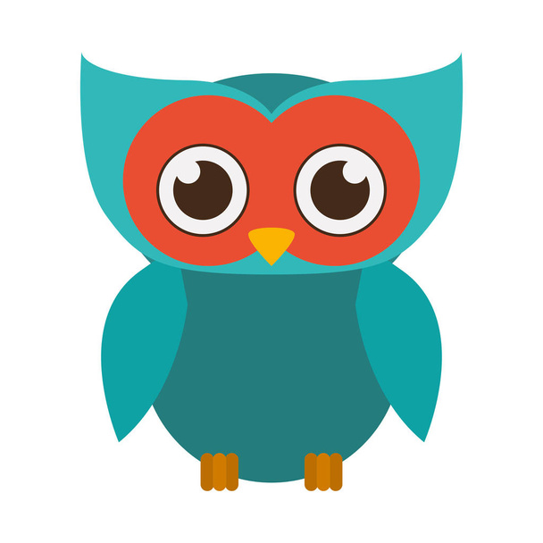 Isolated owl cartoon design - Вектор,изображение