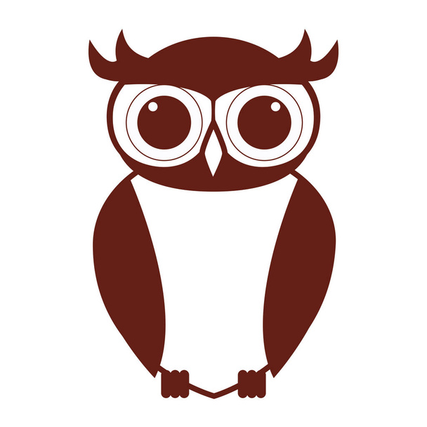 Isolated owl cartoon design - Vektor, Bild
