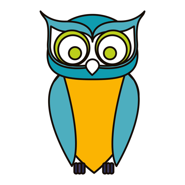 Isolated owl cartoon design - Vector, Image