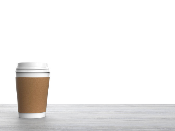 blank paper coffee cup - Fotografie, Obrázek