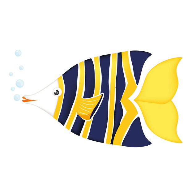ícone de peixe imagem - Vetor, Imagem