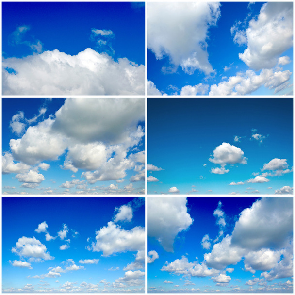 kilka chmur - Zdjęcie, obraz