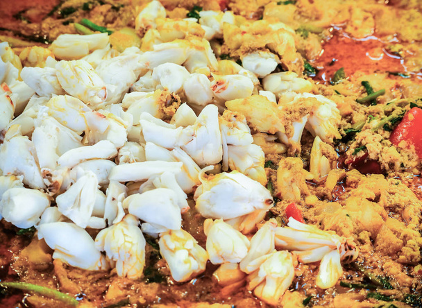 Краб м'ясо каррі рецепт, Тайська продовольства - Фото, зображення