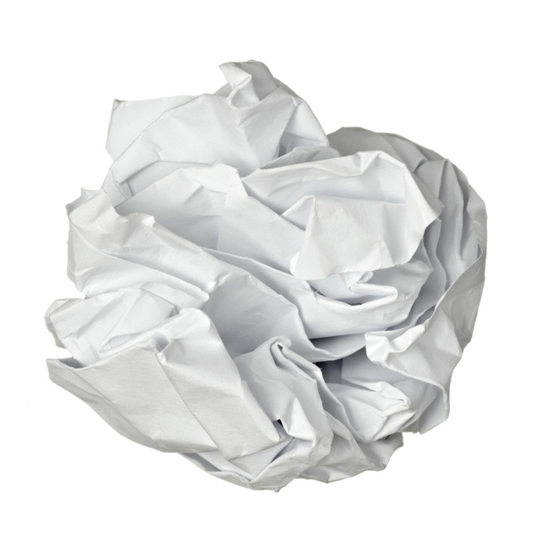 Паперовий м'яч зім'ятий розчарування сміття
 - Фото, зображення