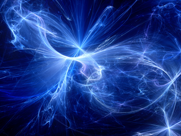 Campo de plasma de alta energia azul brilhante no espaço
 - Foto, Imagem
