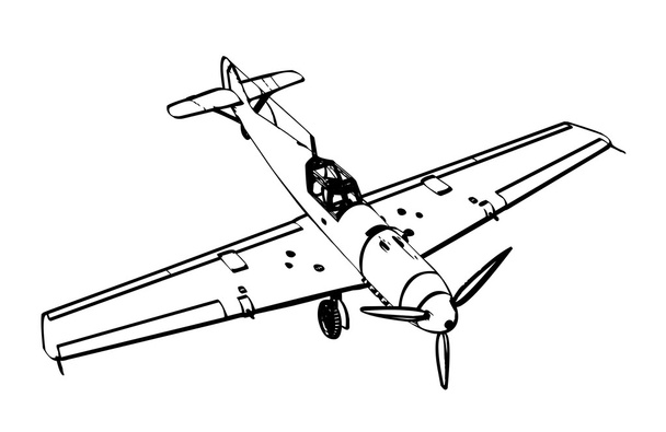 Messerschmitt BF109 trop figter - Vettoriali, immagini