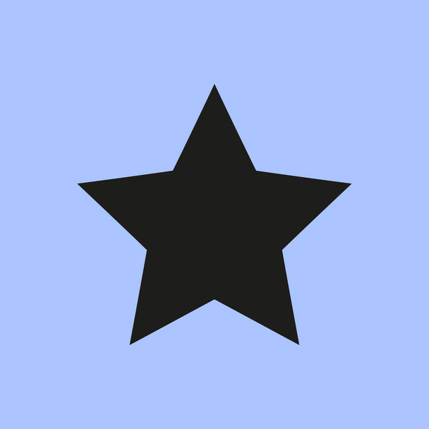 Иллюстрация значка звезды
 - Вектор,изображение