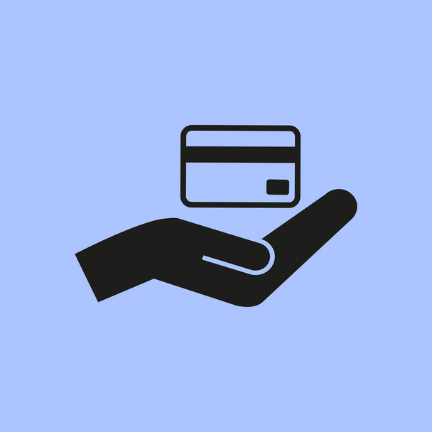 Credit card icon - Vector, Image