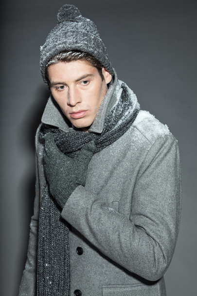 Man winter fashion. - Fotografie, Obrázek