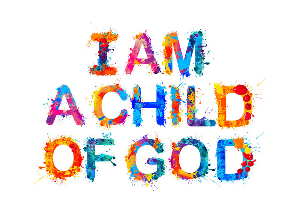 Ben Tanrı'nın bir çocuğum - Vektör, Görsel