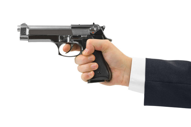 Hand with pistol - Фото, зображення