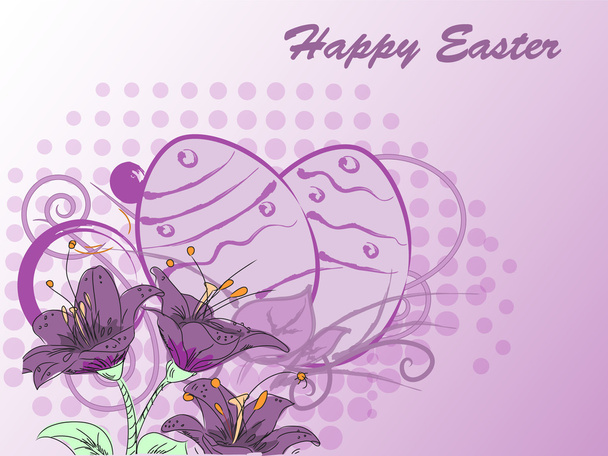 Easter card, the background - Vector, Image