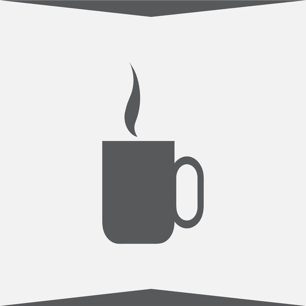 コーヒー カップの web アイコン - ベクター画像