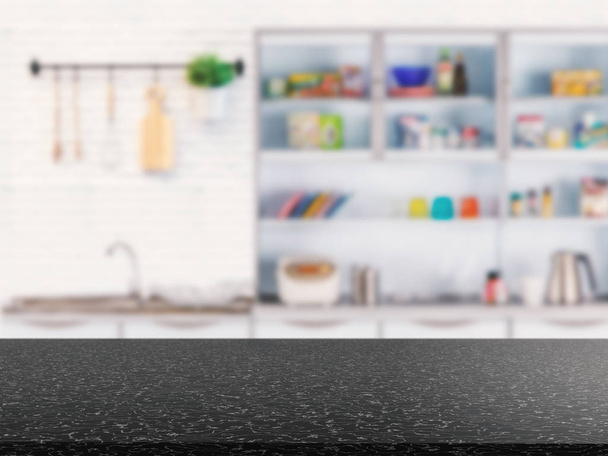 гранитный столешница с кухонным фоном
 - Фото, изображение