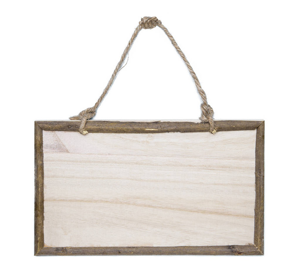 wooden frame isolated - Photo, Image