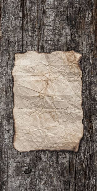 vintage paper and old wood - Фото, изображение