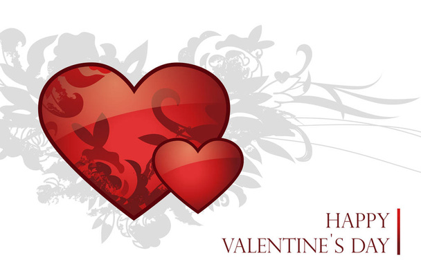 Happy Valentin`s day card. Valentin`s day template. - Vector, Image