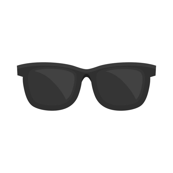 μαύρα γυαλιά ηλίου accessorie ταξίδια - Διάνυσμα, εικόνα