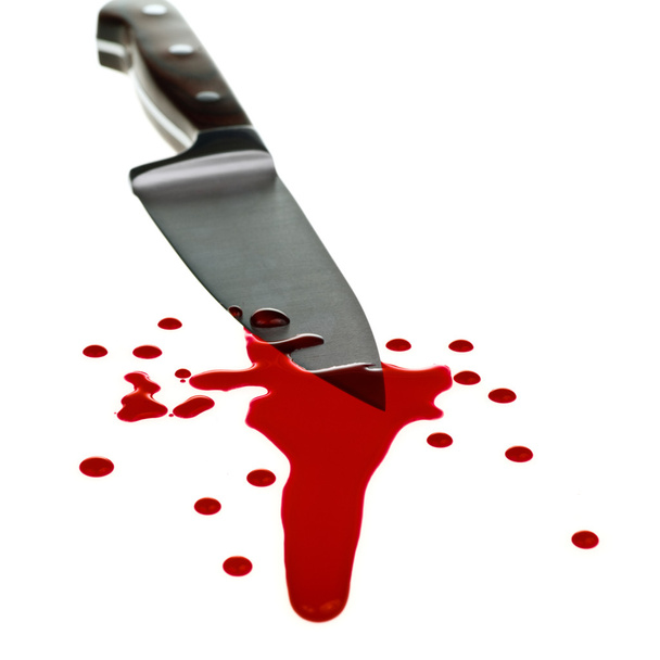 Knife with blood - Photo, Image