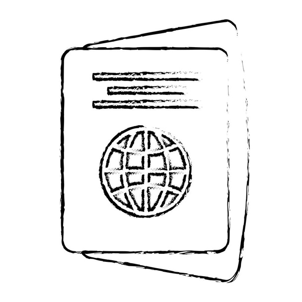 паспорт туриста
 - Вектор,изображение