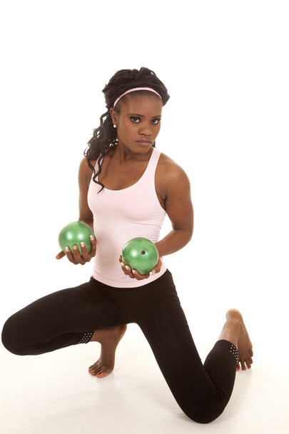 serious green balls weights - Fotó, kép