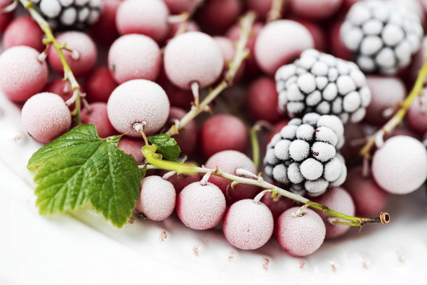 heap of frozen berries - Photo, Image