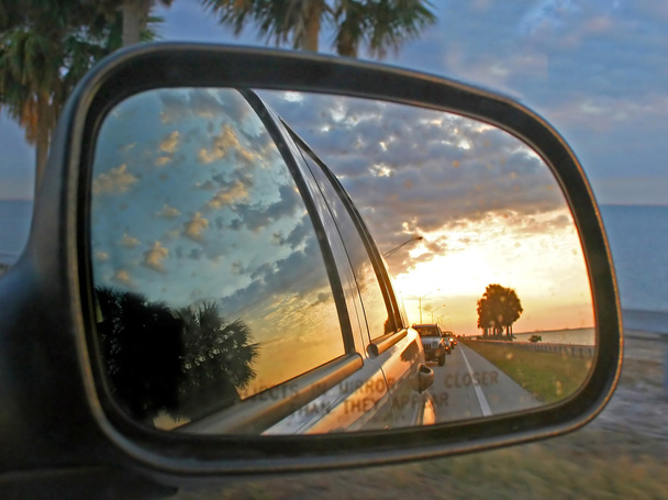 Car Mirror Reflection - Photo, Image