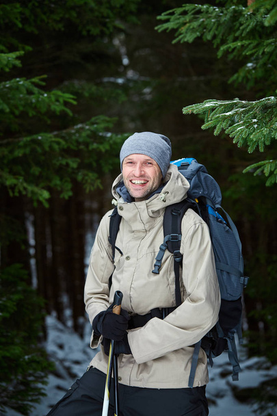 hiker in the mountains - Valokuva, kuva