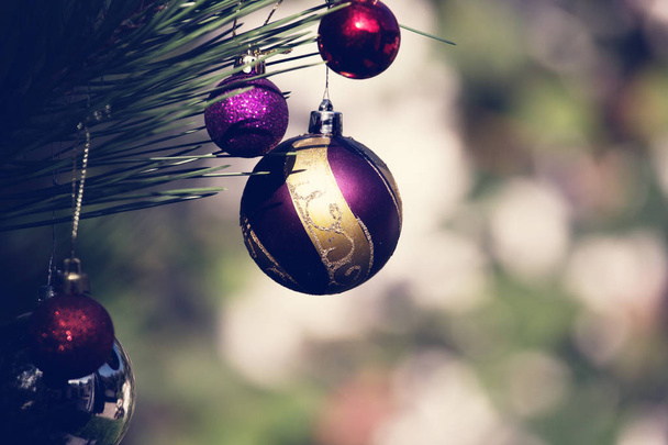 Karácsonyi dekoráció, labdák - Fotó, kép