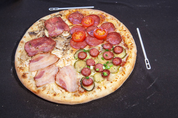 pizza, Italian food, pizzeria - Photo, Image