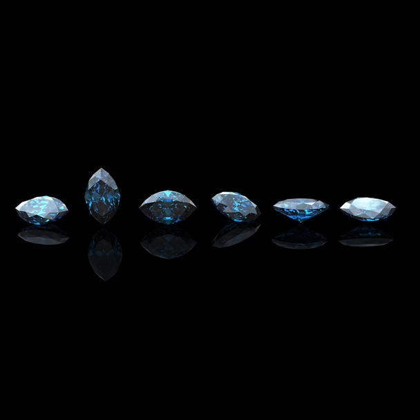Marchese. Collezioni di gioielli gemme. topazio blu svizzero
 - Foto, immagini