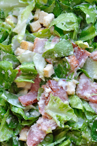 Caesar salad with bacon - Photo, Image