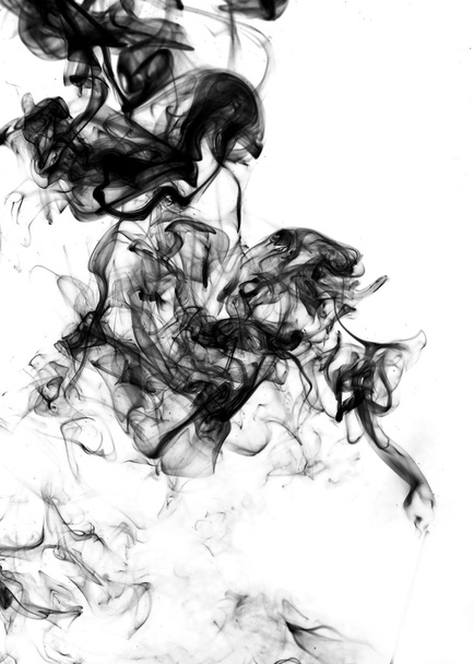 Abstract fume on the white background - Photo, image