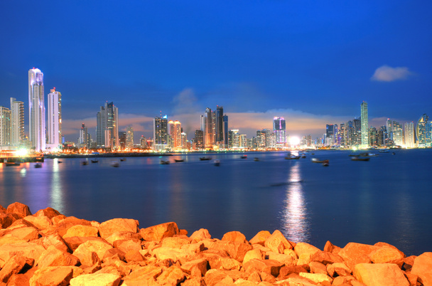 Panama city, panorama centra města a zálivu panama, panama, cent - Fotografie, Obrázek