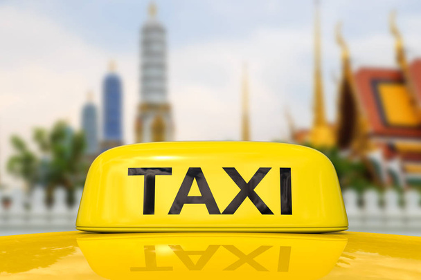 Жовті таксі знак
 - Фото, зображення